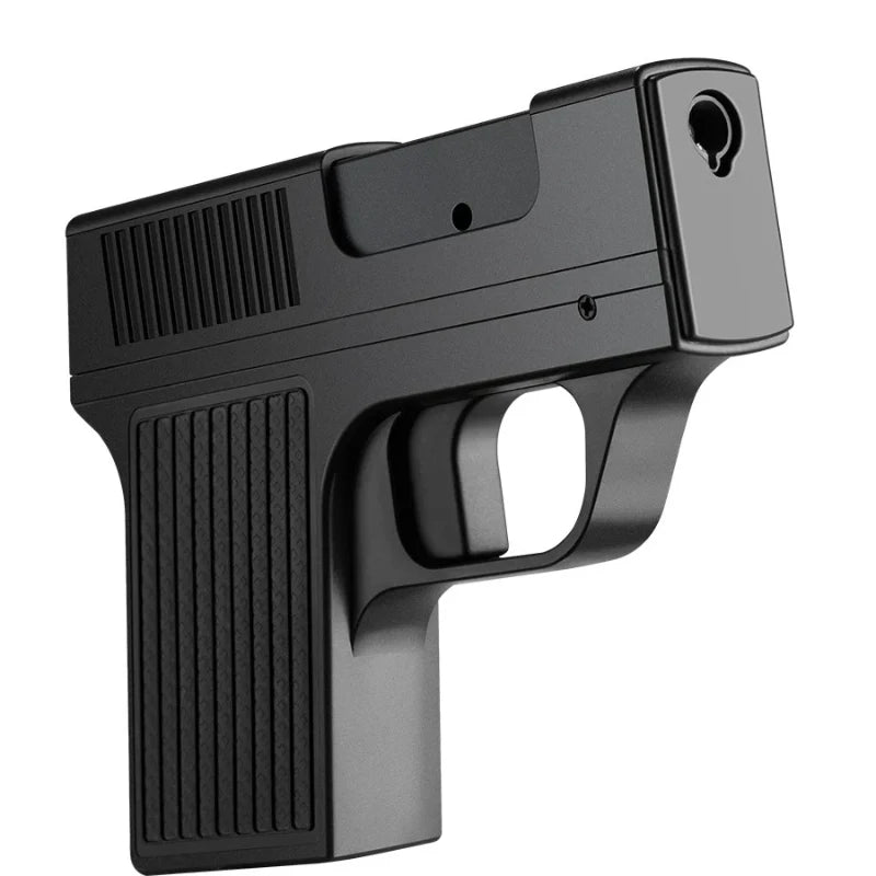 Creative Pistol Lighter Cigarette Box 10PCS Jet Butane Gas Torch Lighter Welding Gun Windproof Cigar Lighter Unusual Men Gift